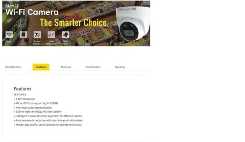 Trueview Wifi Camera