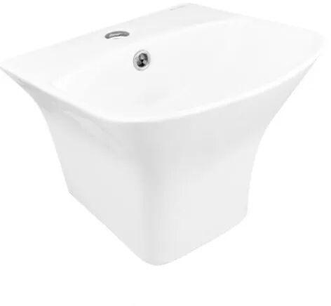 Parryware Round Wall Hung Wash Basins, For Bathroom, Color : White