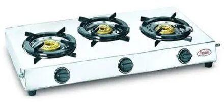 Rectangular Burner Gas Stove, For Kitchen