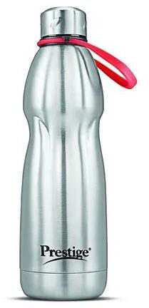 Stainless Steel Prestige Water Bottle, Color : Metallic, Material