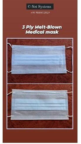 Melt Blown Medical Mask, Color : Blue