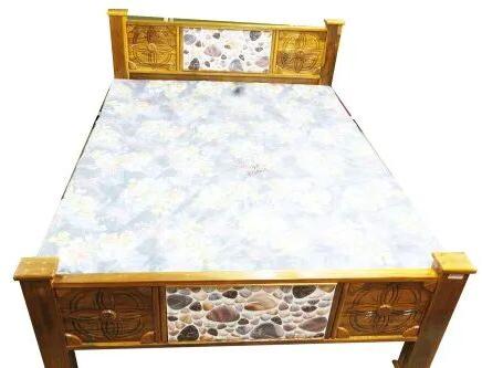 Wooden Double Bed, Size : 5 X 6 Feet