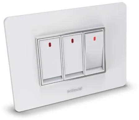 Polycarbonate Modular Switch, For Electric Fitting, Color : White