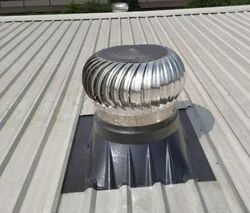 Silver Stainless Steel Turbo Ventilator Base Plate