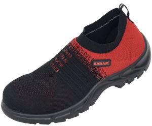 Karam Flytex Safety Shoes, Color : Red Black