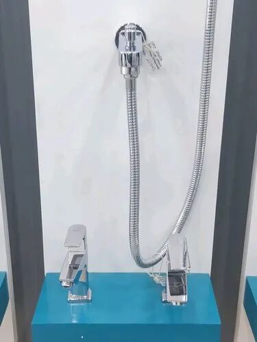 Stainless Steel Bathroom Fittings, Color : Silver