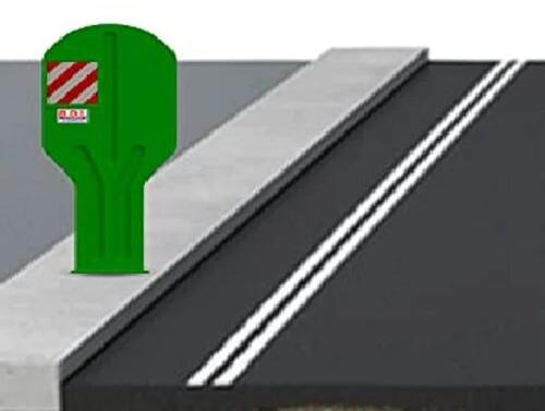 Plastic Road Light Barrier, Color : Green