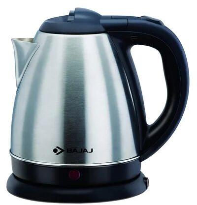 Bajaj Electric SS Kettle, Color : Black Silver