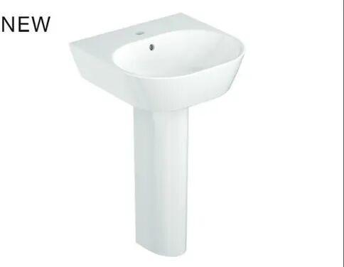 Round Ceramic Kohler Wash Basin, Color : White