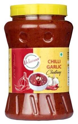 Chilli Garlic Chutney, Color : Red