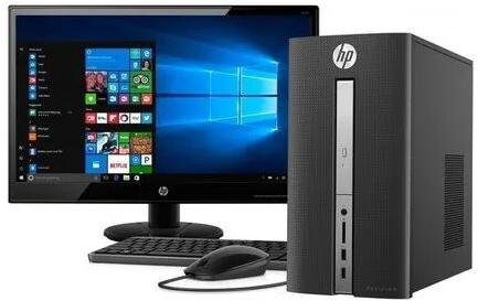Windows 10 Operating System HP Desktop Computer, Screen Size : 17'