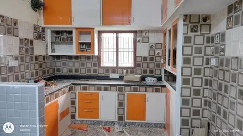 U-Shape PVC Kitchen Modular