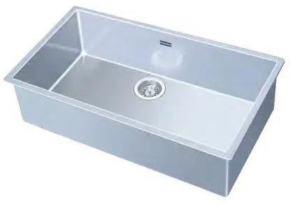 Rectangular Stainless Steel Kitchen Sink, Color : Grey