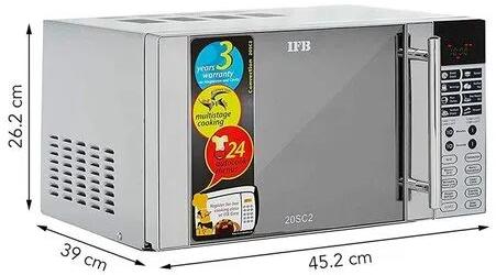 IFB Microwave Oven, Color : Metallic Silver