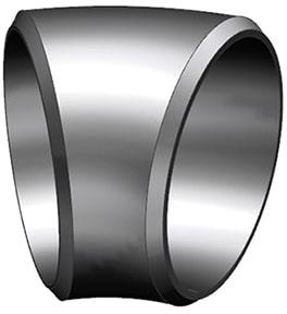 Buttweld SR 45 Degree Elbow, For Plumbing Pipe, Size : Standard