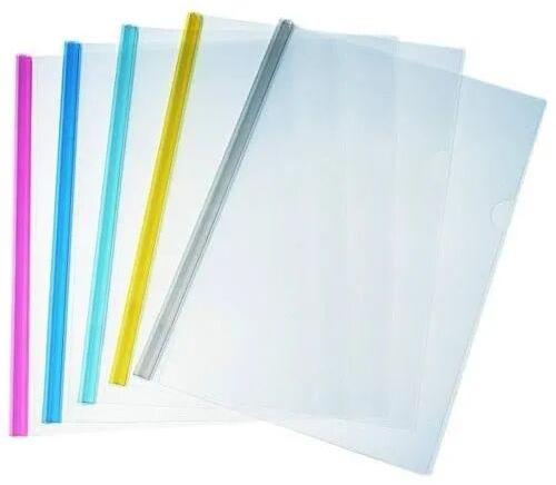 Plain Plastic File Cover, Color : Transparent