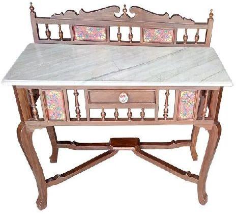 Seasoned Teak Wood Console Table