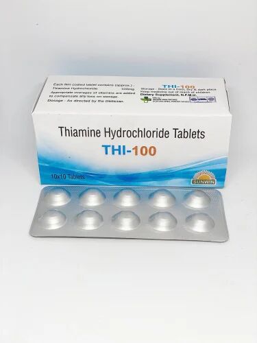 Thiamine Tablets, Packaging Size : 10 X 10
