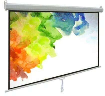 Manual Projector Screen, Mount Type : Insta Lock