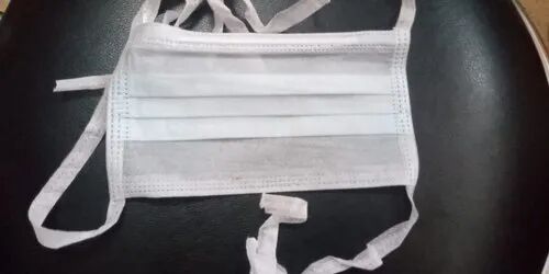 Nonwoven Fabric 3 Ply Face Mask, For Medical Purpose