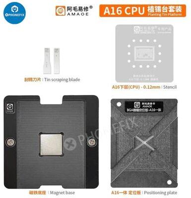 Amaoe A16 CPU Reballing Stencil Platform For iPhone 14 Pro Max