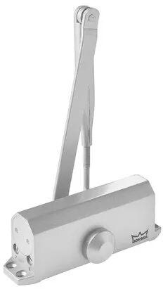 Aluminum Door Closer, Color : Silver