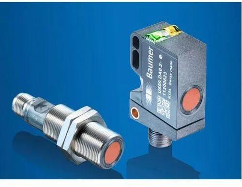 Stainless Steel Baumer Ultrasonic Proximity Sensor, Voltage : 12 - 24 V DC