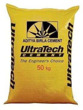 Ultratech Cement, Packaging Type : PP Sack Bag