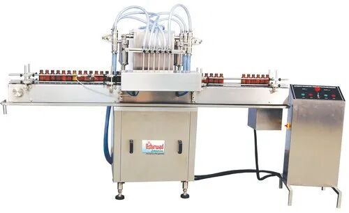 Electric Stainless Steel Automatic Liquid Filling Machine, Packaging Type : Bottle