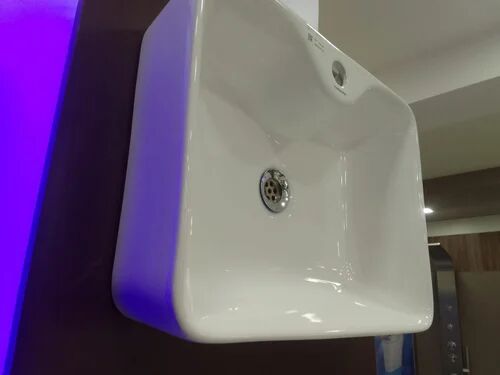 Rectangle Ceramic TABLE TOP BASIN, Color : White