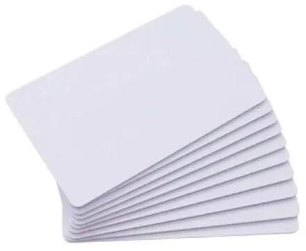 Regular PVC Cards, Color : White