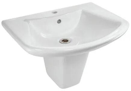 Rectangle Ceramic Wash Basin, Color : White