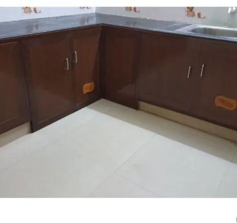 PVC Kitchen Cabinets, Color : Silver