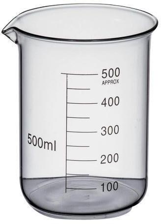 Laboratory Glass Beaker, Color : Transparent