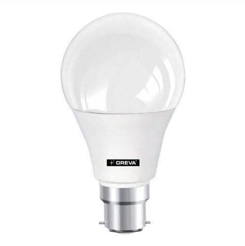 Aluminium Oreva LED Bulb, Shape : Round