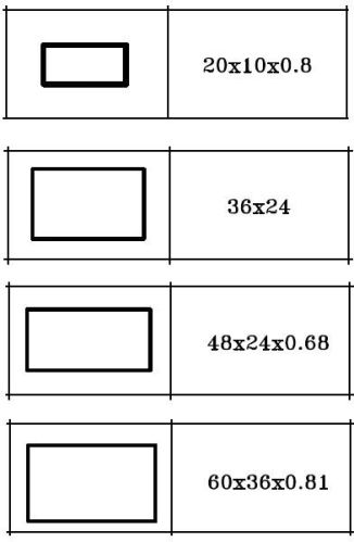 Silver Aluminum Rectangular Tube, For Home, Decorative Products, Construction, Length : 3000-4000mm