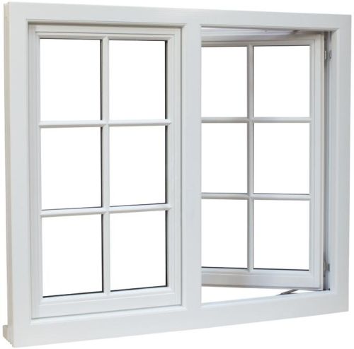 White Rectangular Polished UPVC Window, For Home, Office, Style : Fancy