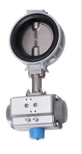 Mild Steel Pneumatic Butterfly Valve