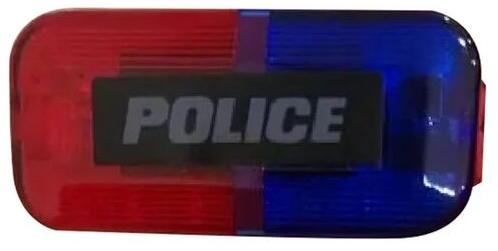 Plastic Police LED Warning Light, Size : Small