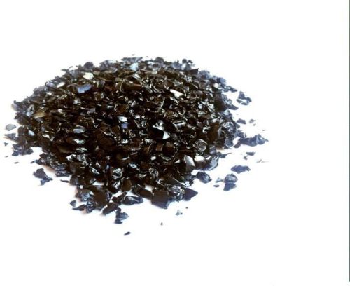 Casting HDPE Flakes In Black, Condition : Used, Waste