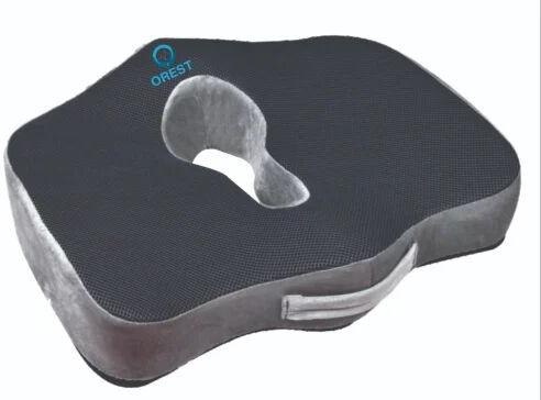 COCCYX CUSHION,, Color : GREY MESH-GREY VELVET