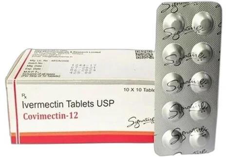 Covimectin Ivermectin Tablets, Packaging Type : Box
