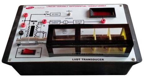 Measurement Of Displacement Using LVDT Kit