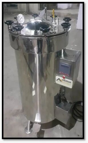 Stainless Steel 304 Vertical Autoclave, Capacity : 110 Litre