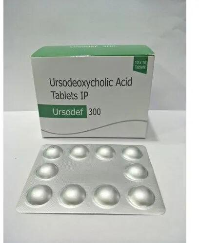 Ursodeoxycholic Acid Tablets, Packaging Type : Box