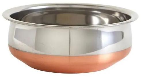 Copper Bottom Handi, Size : 19 Cm