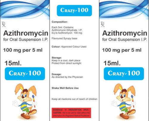 Azithromycin Oral Suspension, Packaging Size : 15 ML