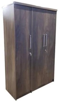 Double Door Wooden Pre Laminated Wardrobe, Color : Brown