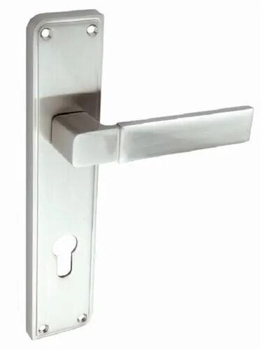 Stainless Steel Mortise Door Handle, Color : Silver