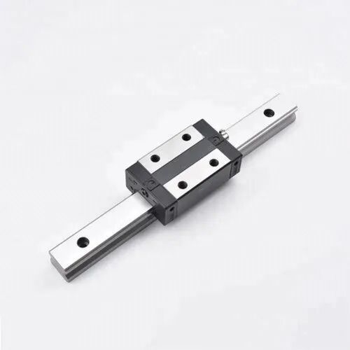 Bearing Steel Linear Guide Way Block, Color : Black Silver